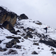 In this picture taken on April 30, 2021, mountaineers are seen trekking in the Mount Everest region of Solukhumbu district.